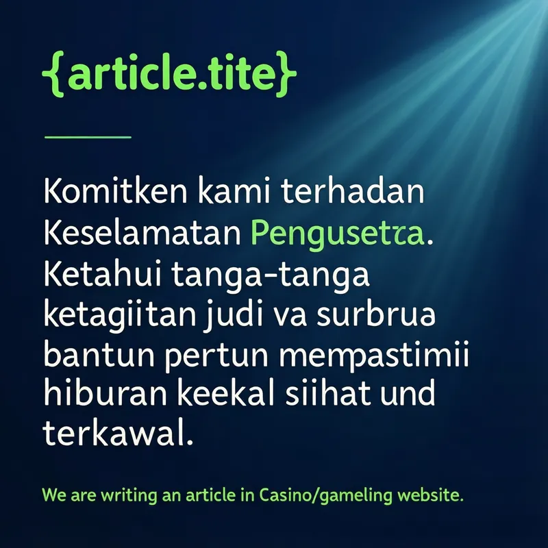 Perjudian Bertanggungjawab
